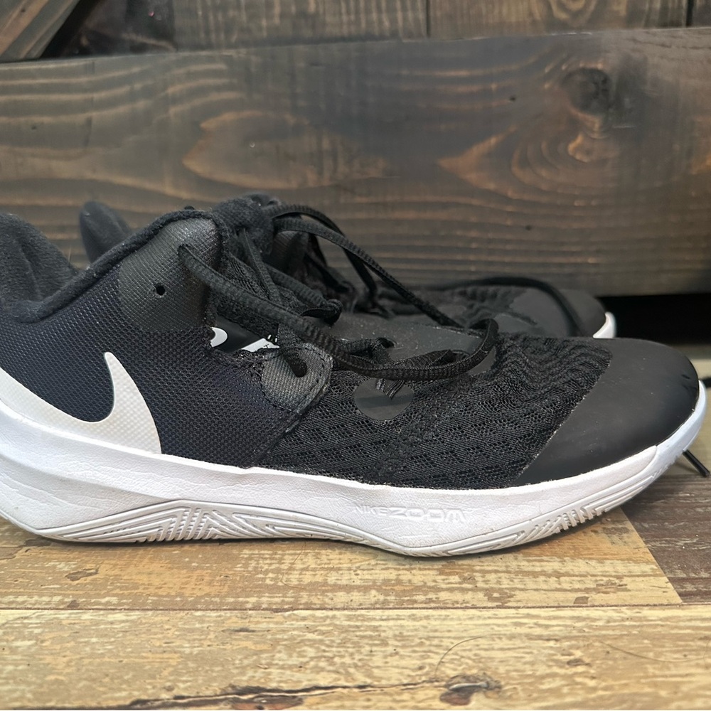Nike Zoom Hyperspeed Court volleyball shoes in Black and White
